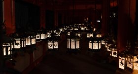 Nara, Kasuga Taisha, Setsubun Mantoro, Stone Lanterns Alleyway