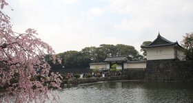 Kokyo Higashi Gyoen (Tokyo), Pond and stone lantern in Ninomaru Garden