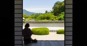 Shoden-ji (Kyoto), View on the dry garden