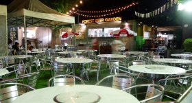 Forest Beer Garden in summer (Tokyo)