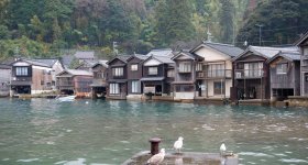 Ine (Kyoto), View on the Fisherman's village by the water