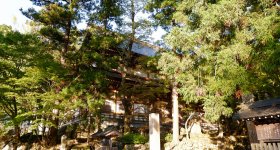 Eihei-ji (Fukui), View on the temple's roofs and the forest