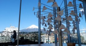 View on Mount Fuji from the Mt. Fuji World Heritage Centre (Shizuoka)