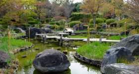 Daisen Park (Sakai, Osaka), Pond in the Japanese garden