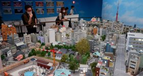 Small Worlds Tokyo (Odaiba), Model scale of KIX airport