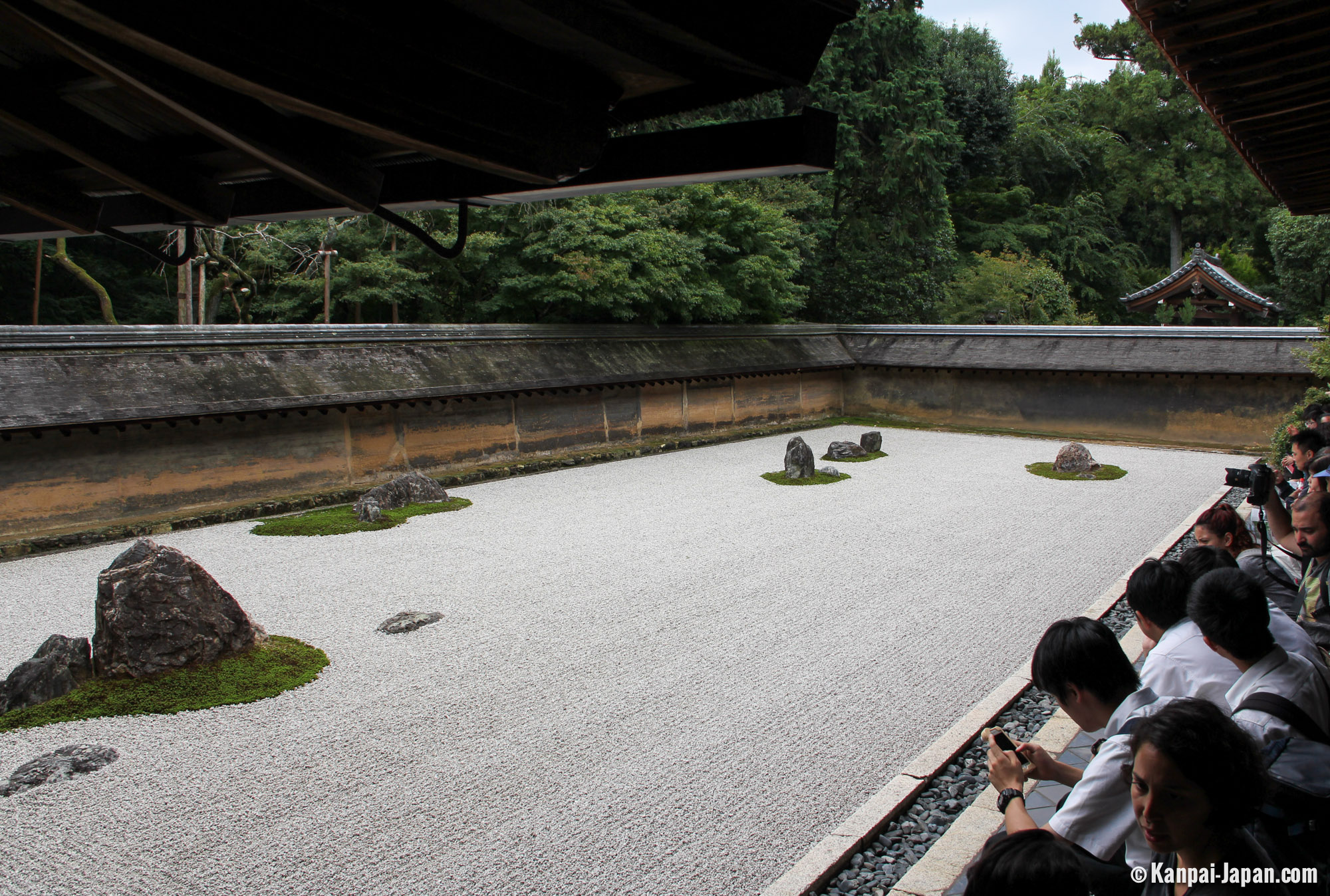 Zen Garden Ryoanji Temple Kyoto Fasci Garden