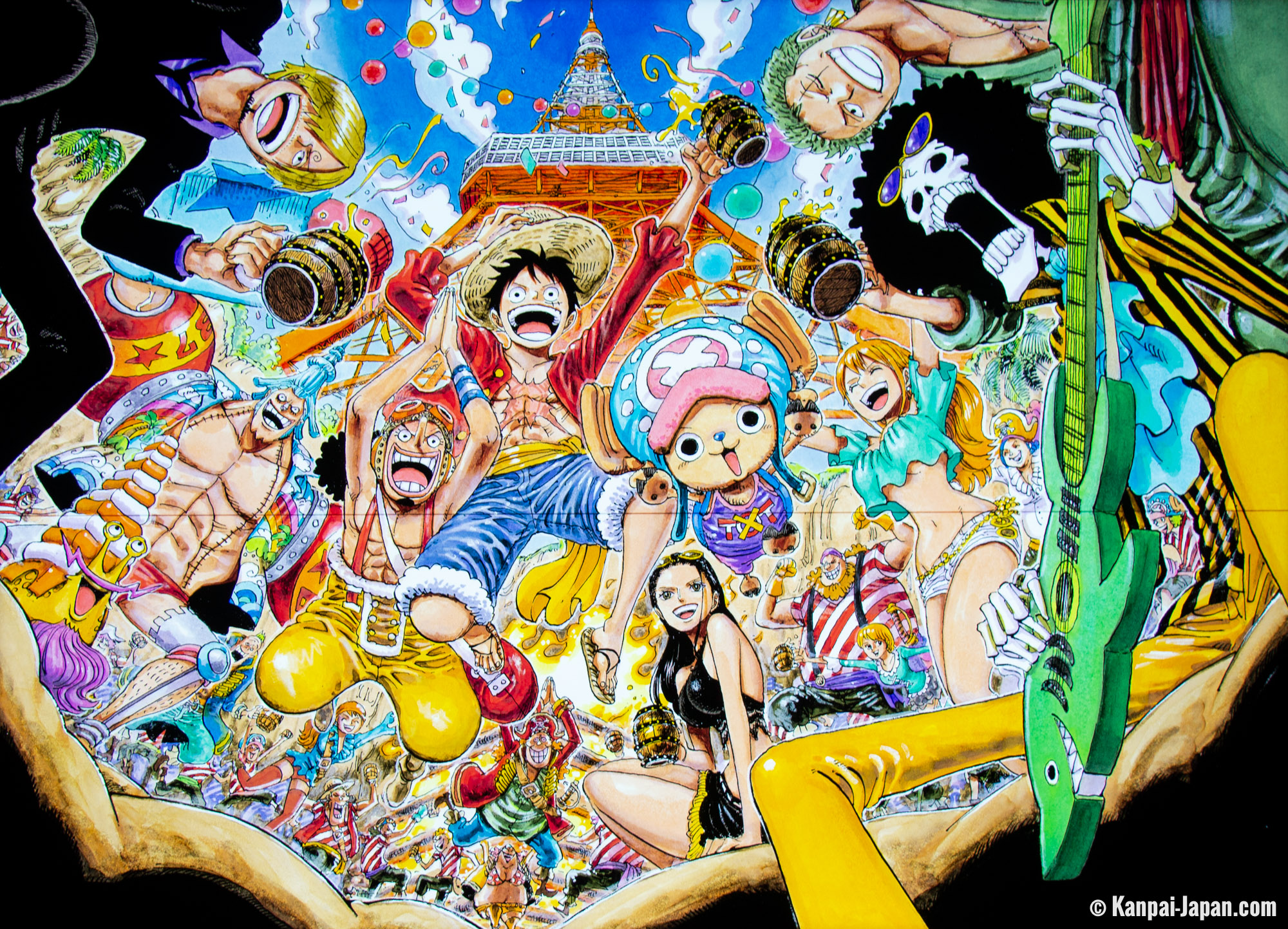 Tokyo One Piece Tower - The famous pirates’ crew amusement park