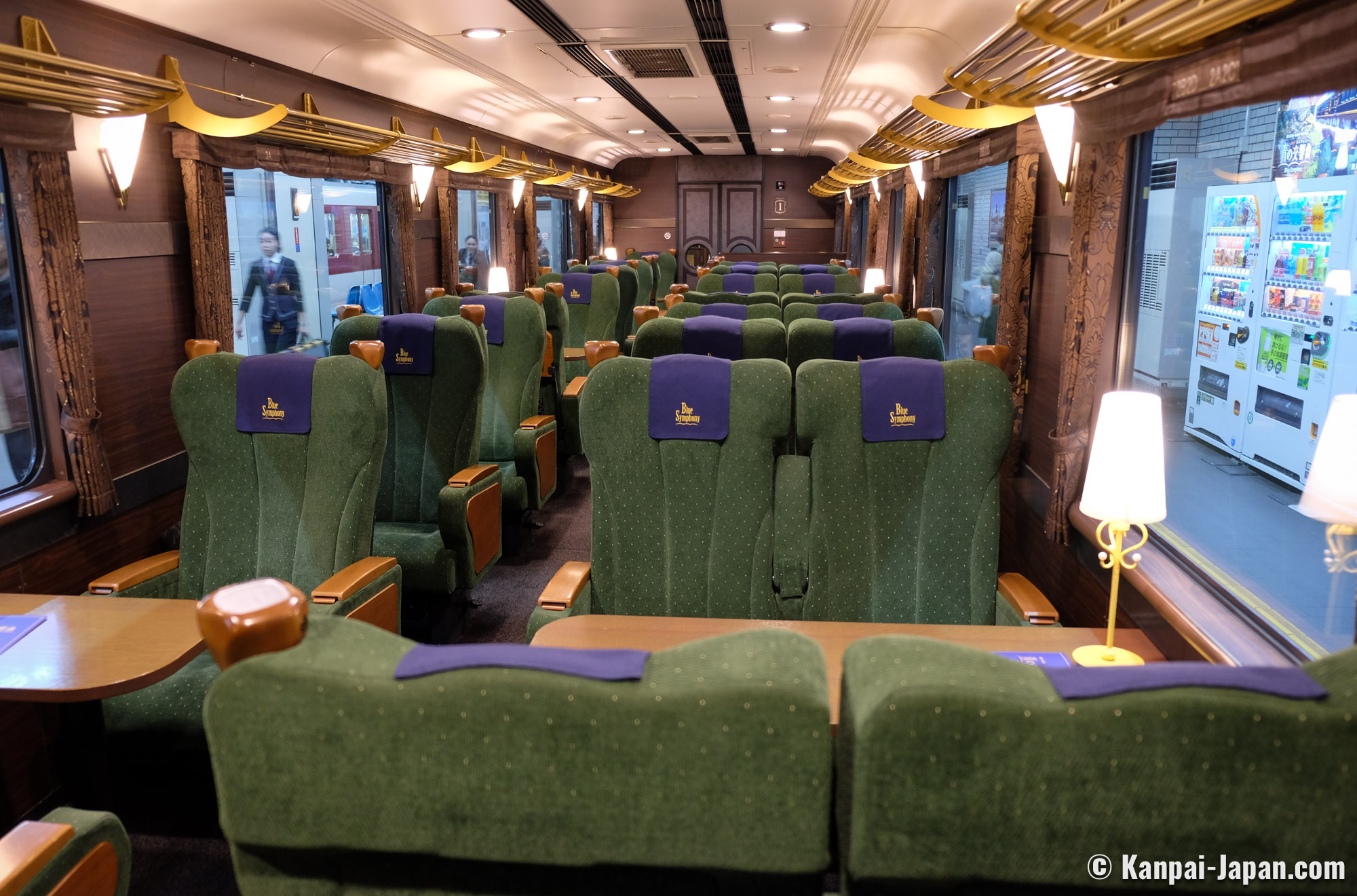 Blue Symphony - The Vintage Touristic Train Between Osaka and Yoshino