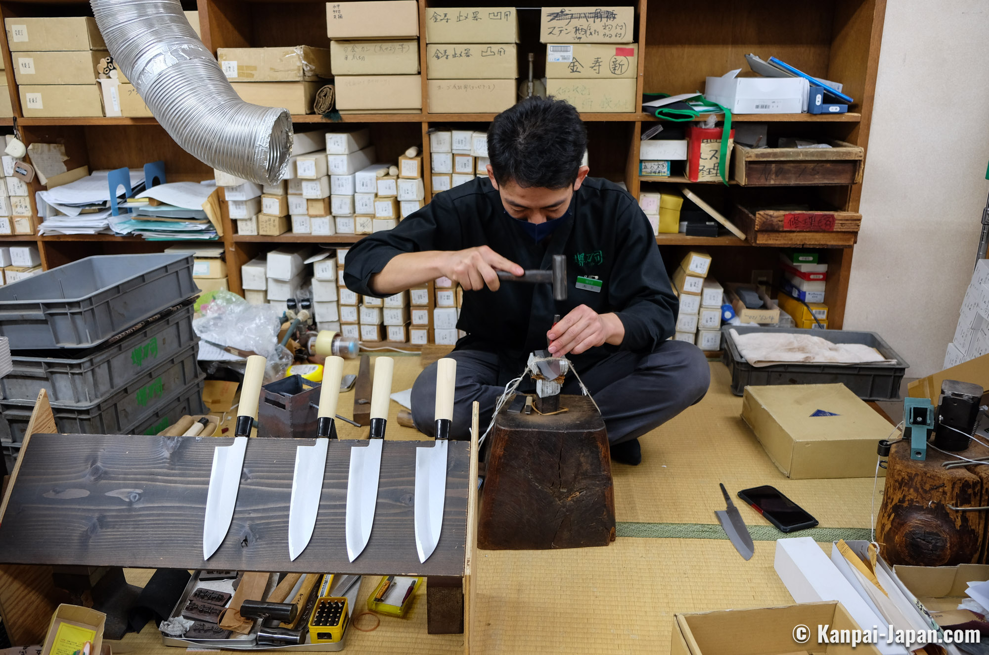 Sakai, chef-lieu des artisans couteliers du Kansai