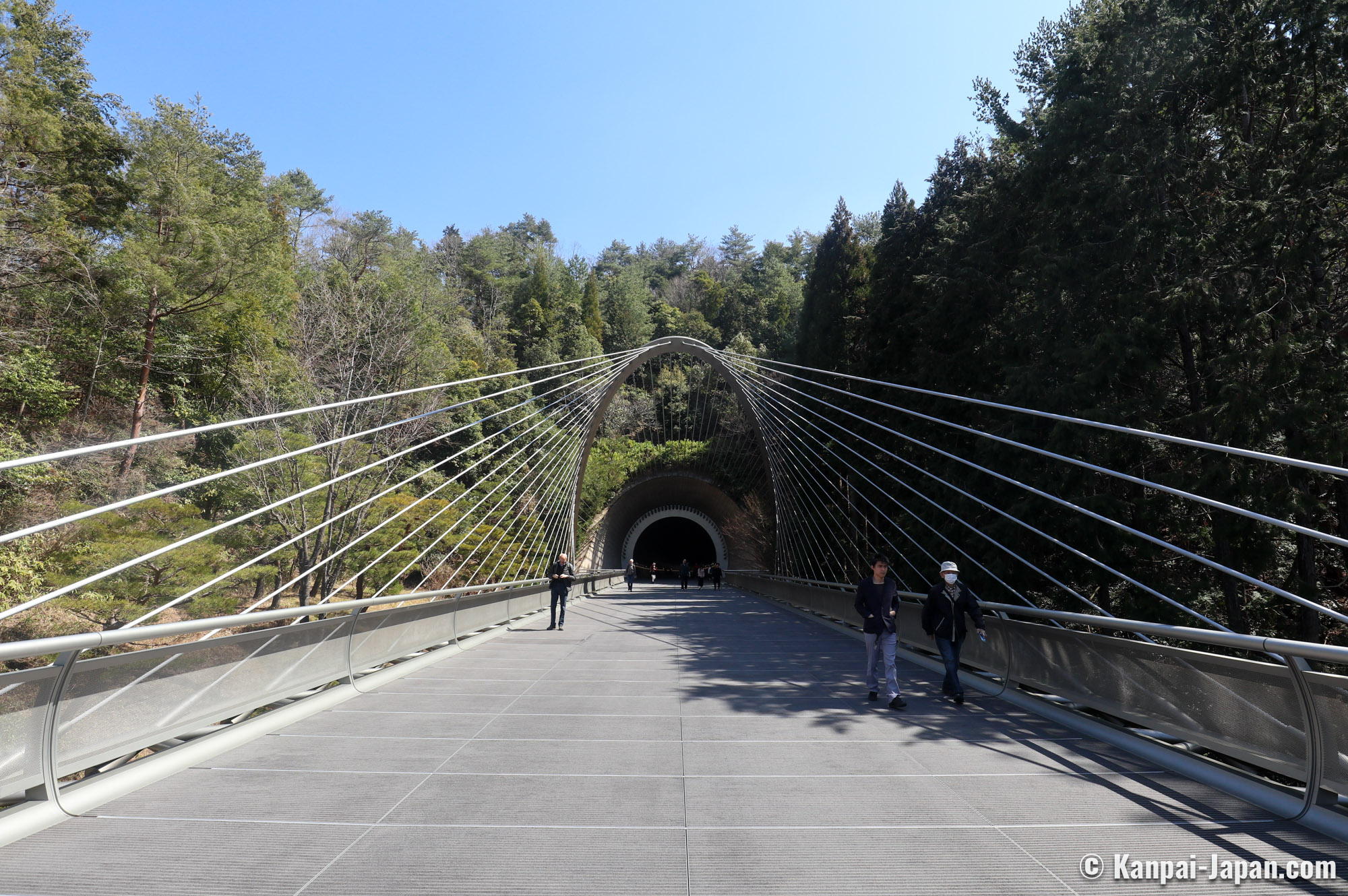 View through approach tunnel towards Miho Museum in Japan Stock Photo -  Alamy