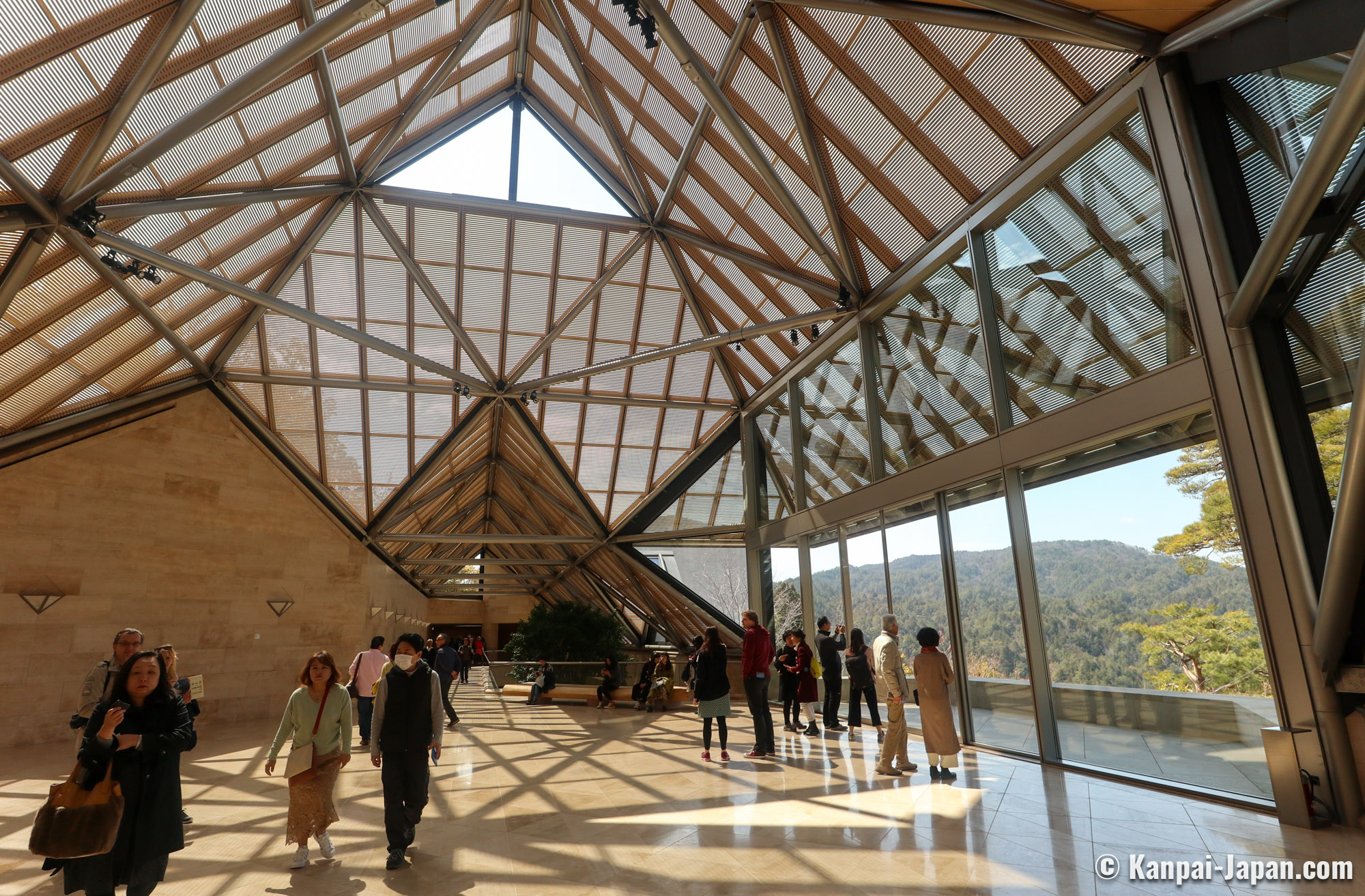 MIHO MUSEUM in Japan designed by I.M.Pei 